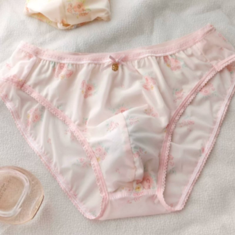 Japanese New Sweet Floral Bow  - Boxer Shorts Modal recension och pris