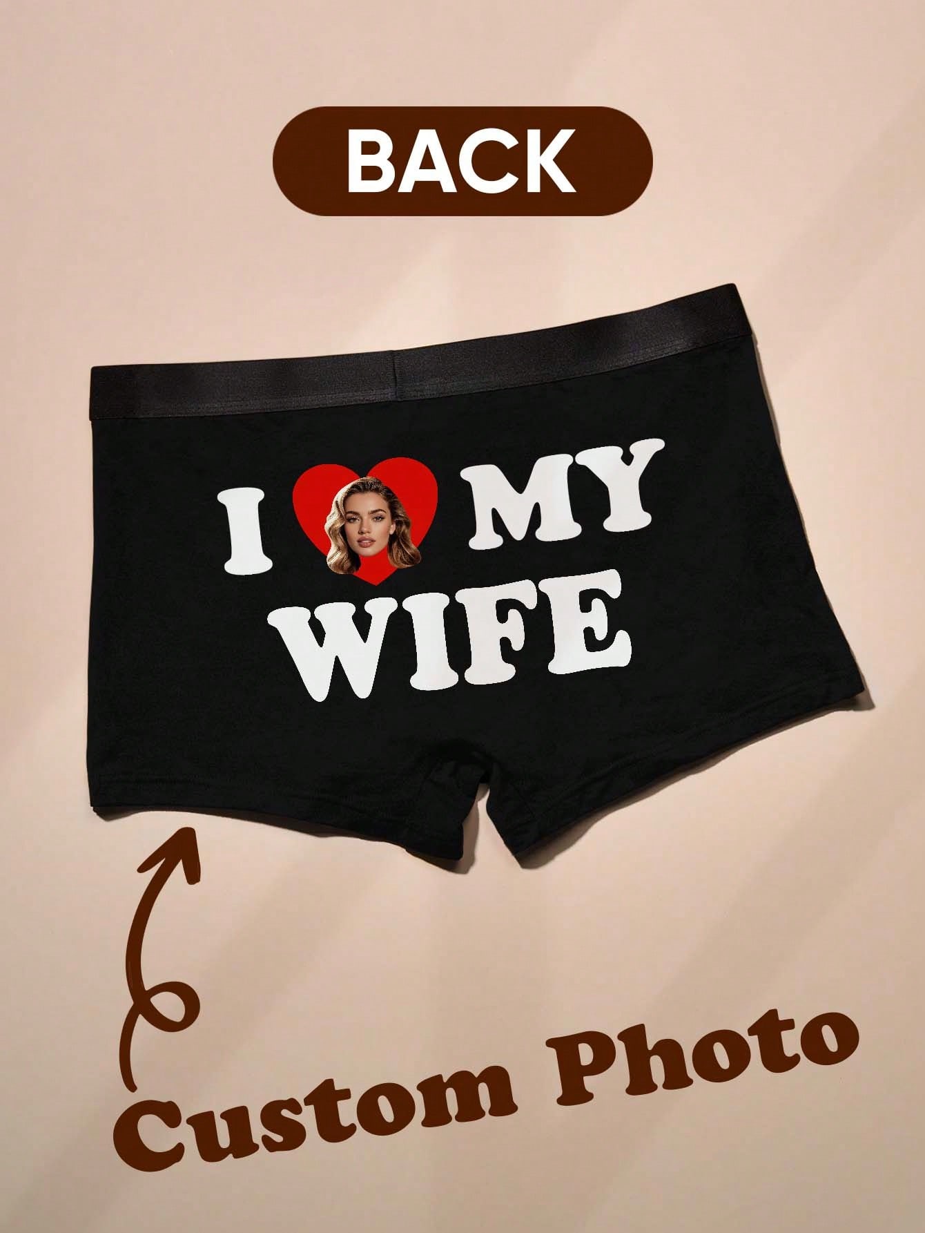 Custom Photo Boxers for Men Pe - Boxer Brief Pack Cotton recension och pris