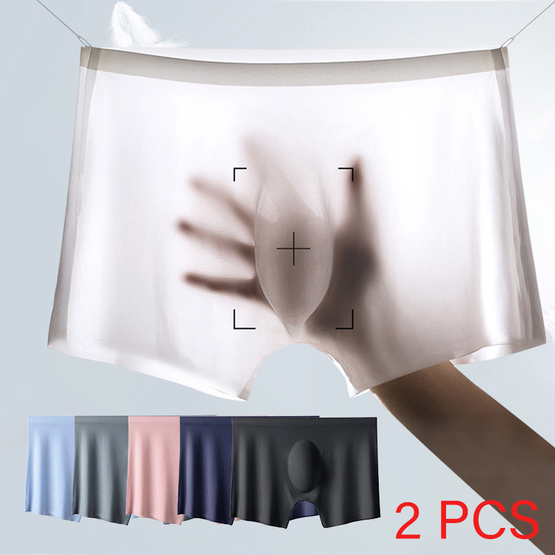2 Pcs/Lot Men's Ultra-thin Pan - Multi Pack Underwear recension och pris