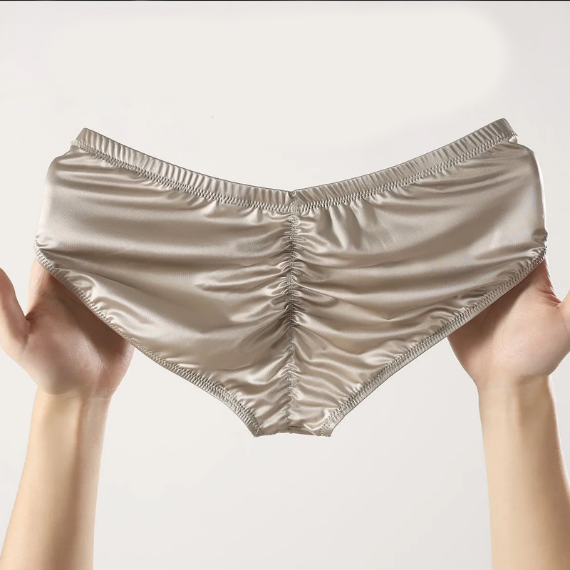 4pcs Mens Briefs Shinny Satin  - Boxer Shorts Modal recension och pris